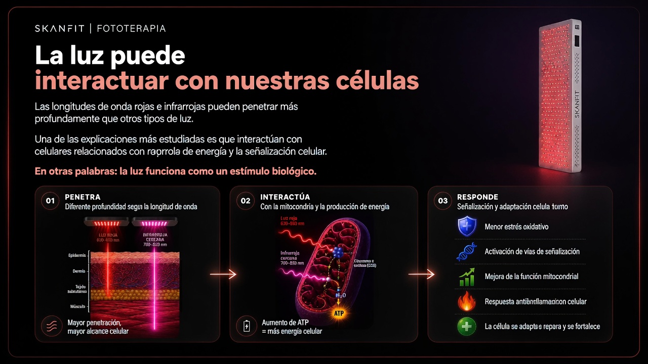 SKANFIT Luz Roja · fototerapia